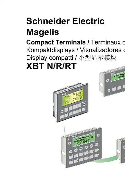 schneider施耐德XBT N_R 小型显示模块